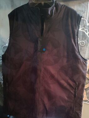Men's Cookies Vest Jacket in Charcoal Grey Camo NWT